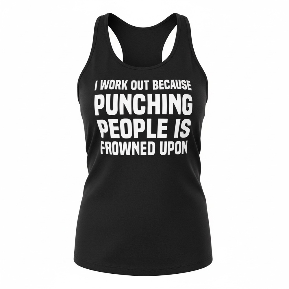 Black Graphic Women's Tank Top